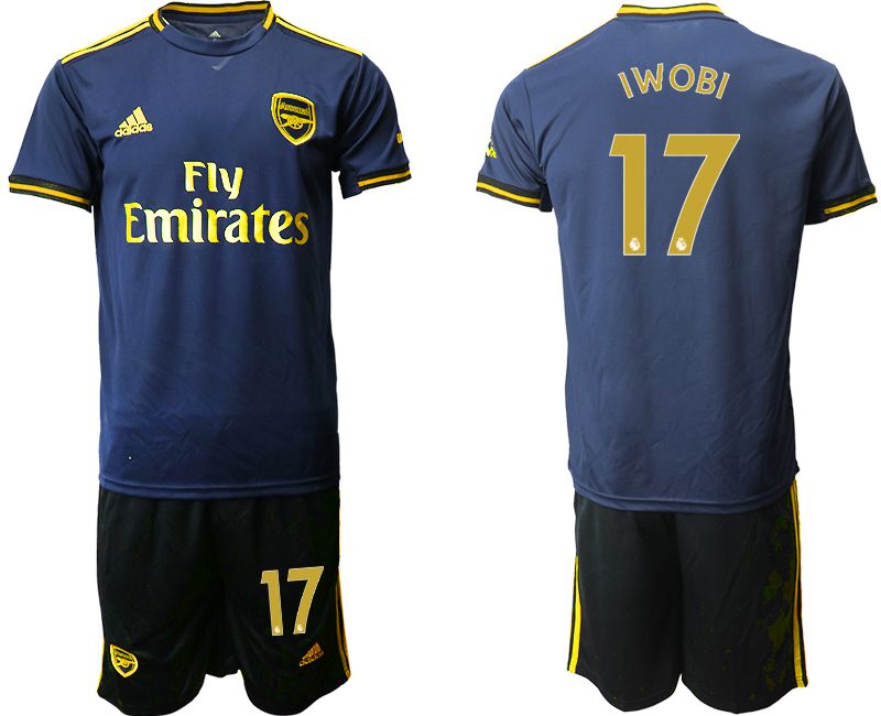 Men 2019-2020 club Arsenal away #17 blue Soccer Jerseys->arsenal jersey->Soccer Club Jersey